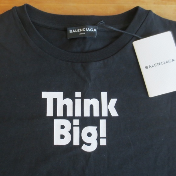 Balenciaga Think big kids t shirt